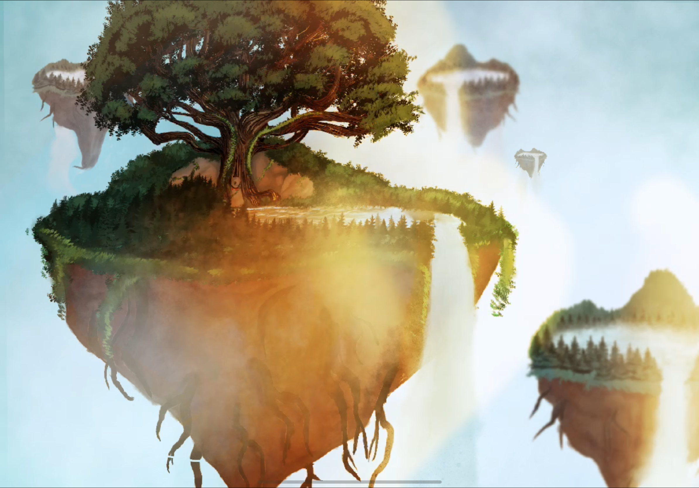 How to Draw a Fantasy Landscape (digitally)