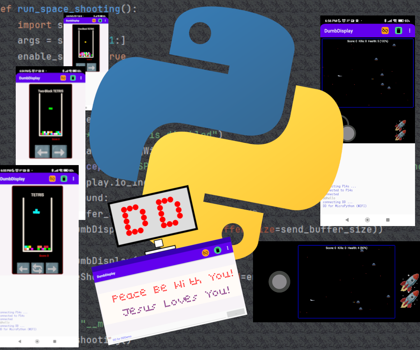 An Odd Way to Implement Simple Android Games in Python 3
