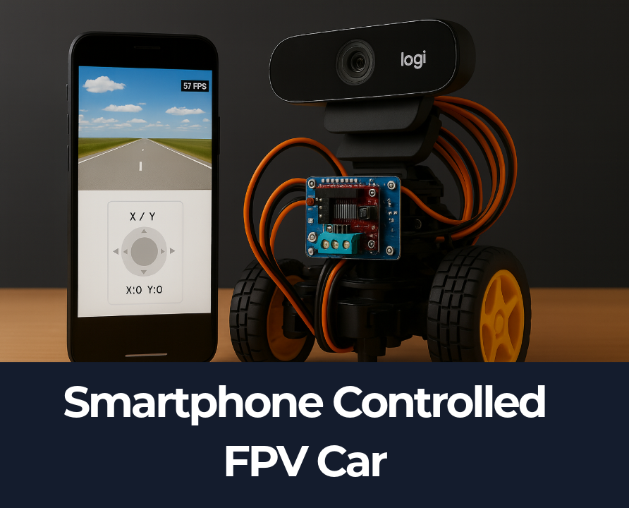 Smartphone-Controlled FPV Car (No Code)