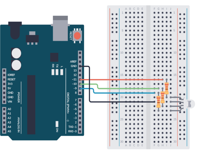 How to Control RGB LEDs With Arduino