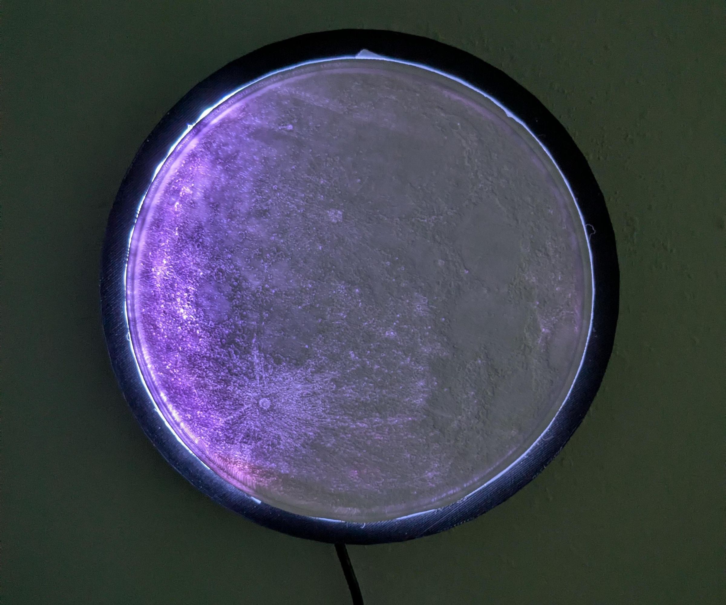 Neopixel Based Moon Clock