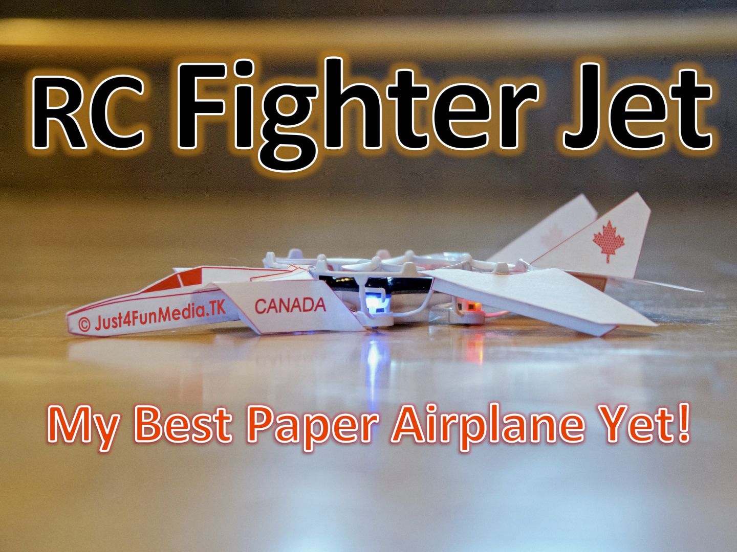 RC Paper Fighter Jet