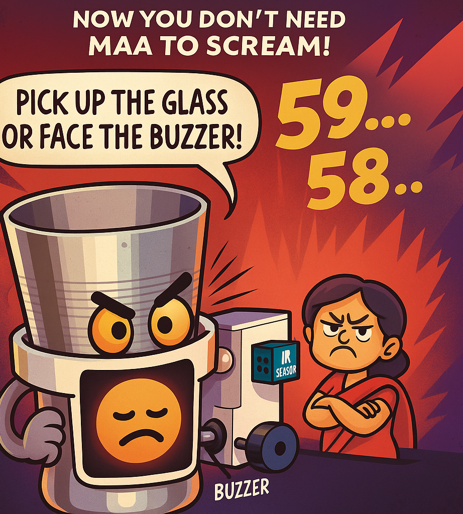 Forget-Me-Glass: the Smart Glass Holder That Snitches Before Mom Does