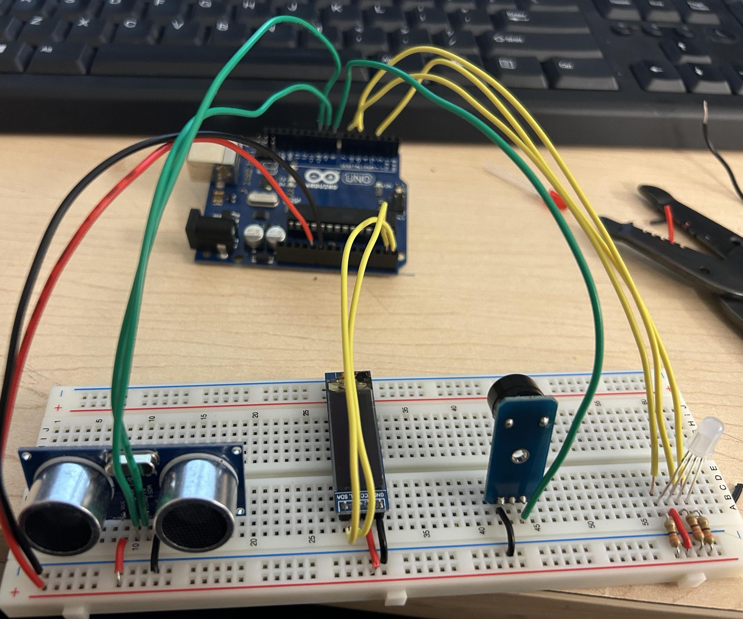 Distance-Triggered Security + Smart Lighting System