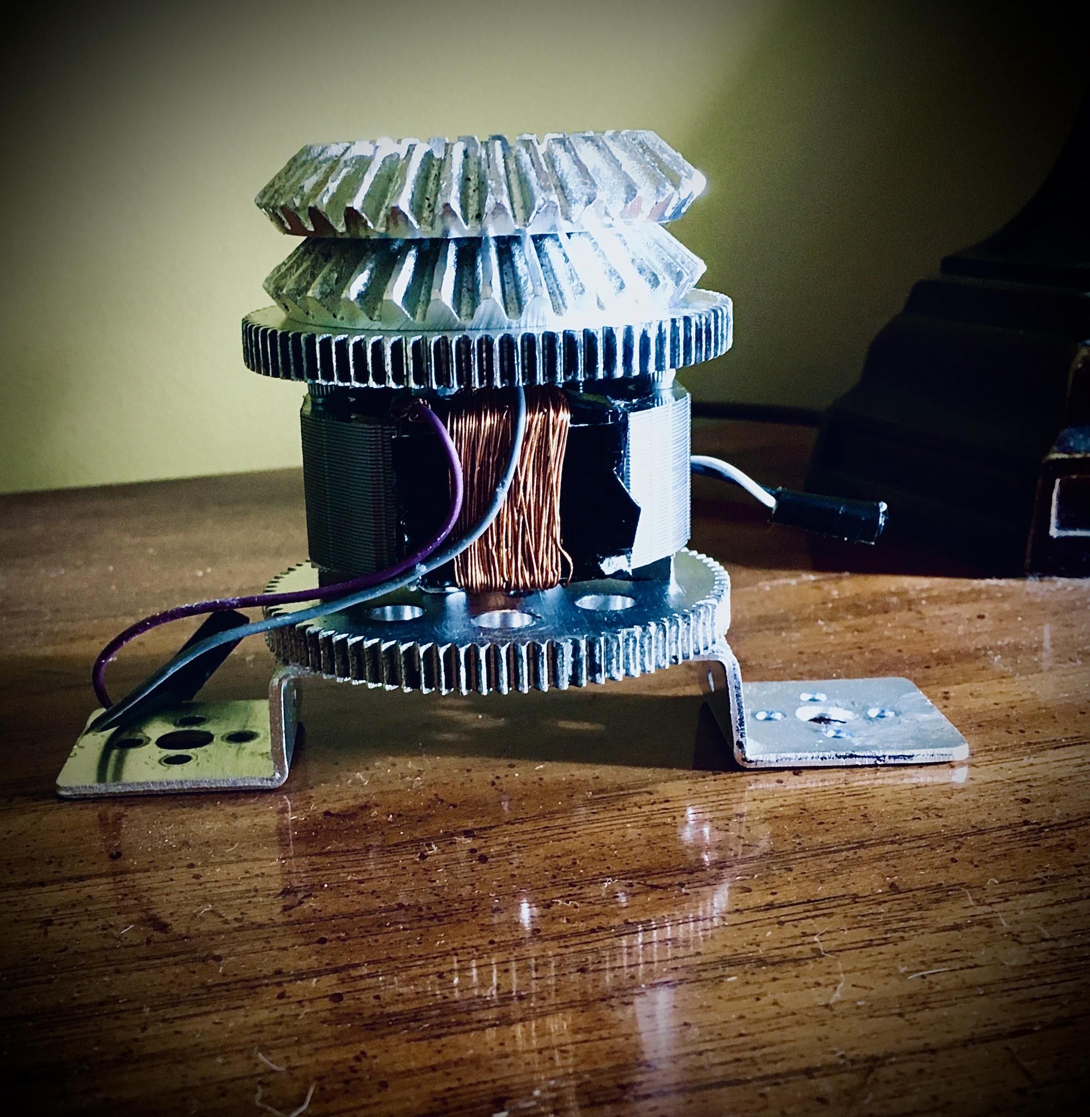 Broken Brushed DC Motor to Operational Transformer 