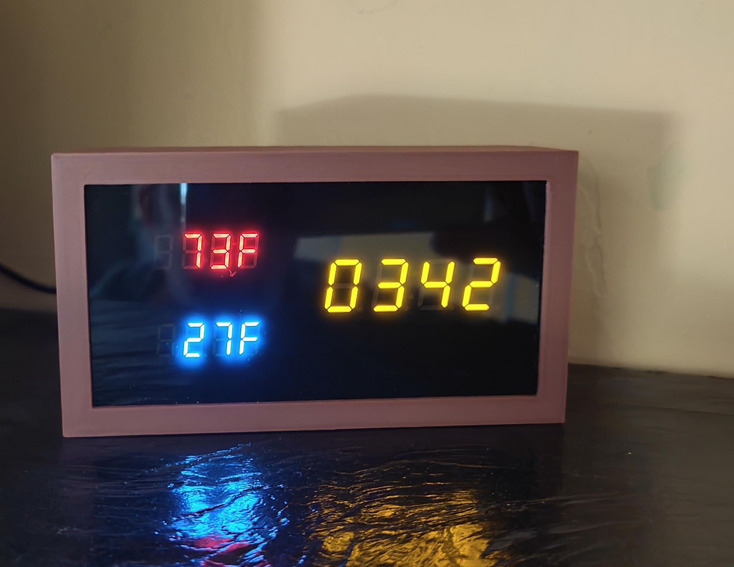 ESP32 Time and Temperature Display