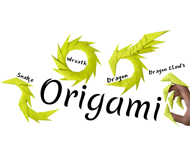 Origami Dragon Claws/Wreath/Dragon/Snake
