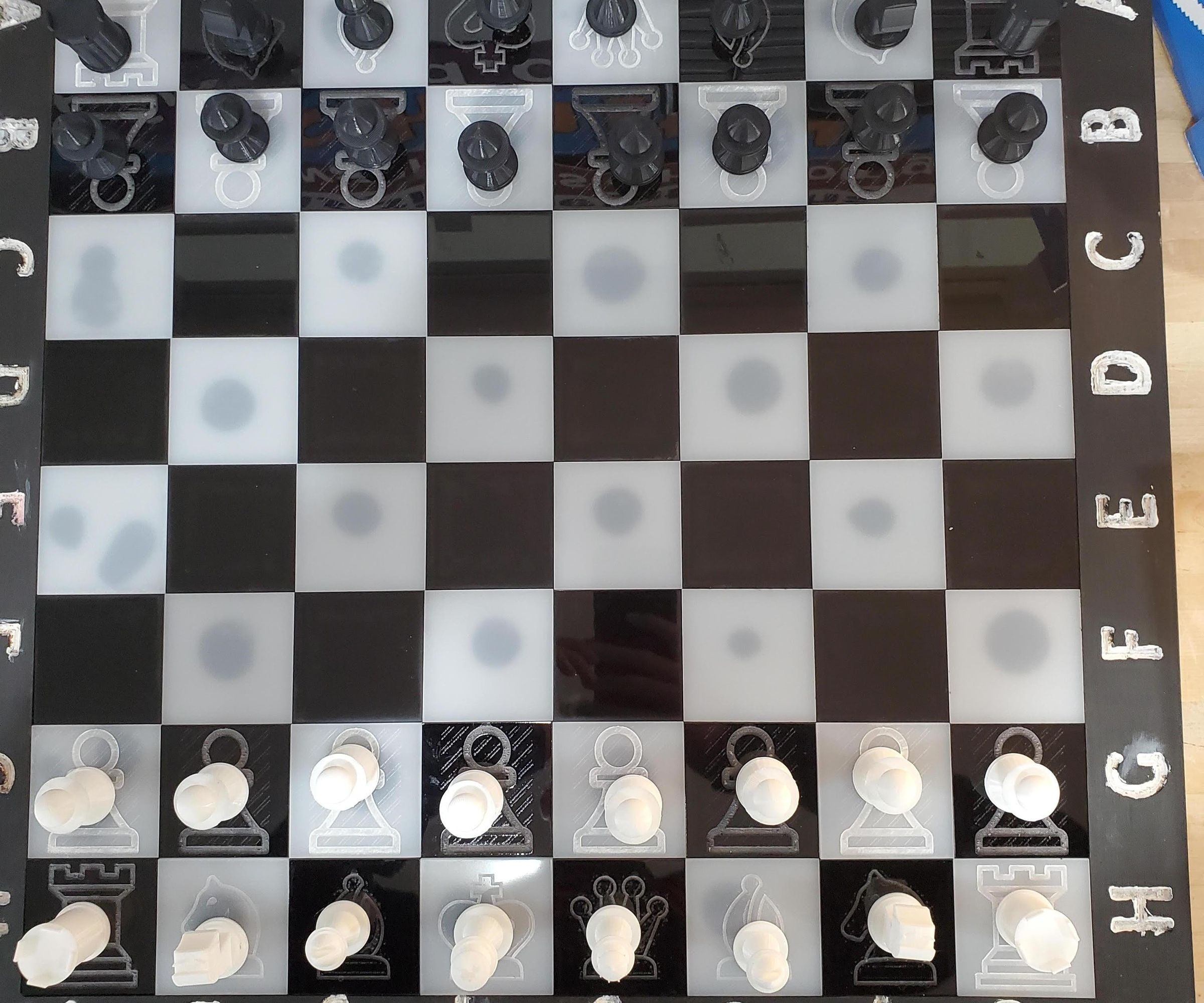 Large Chess Board and Pieces