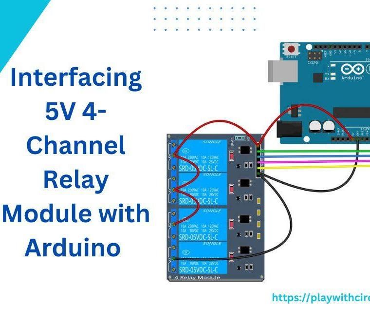5V 4-Channel Relay Module With Arduino