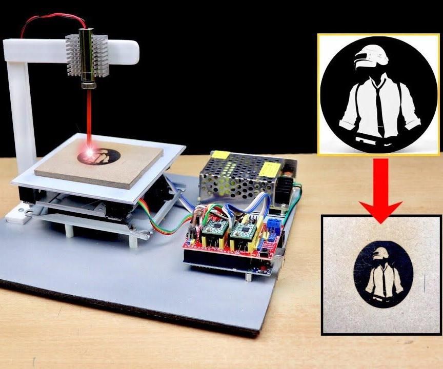 How to Make a DIY CNC Laser Engraver at Home