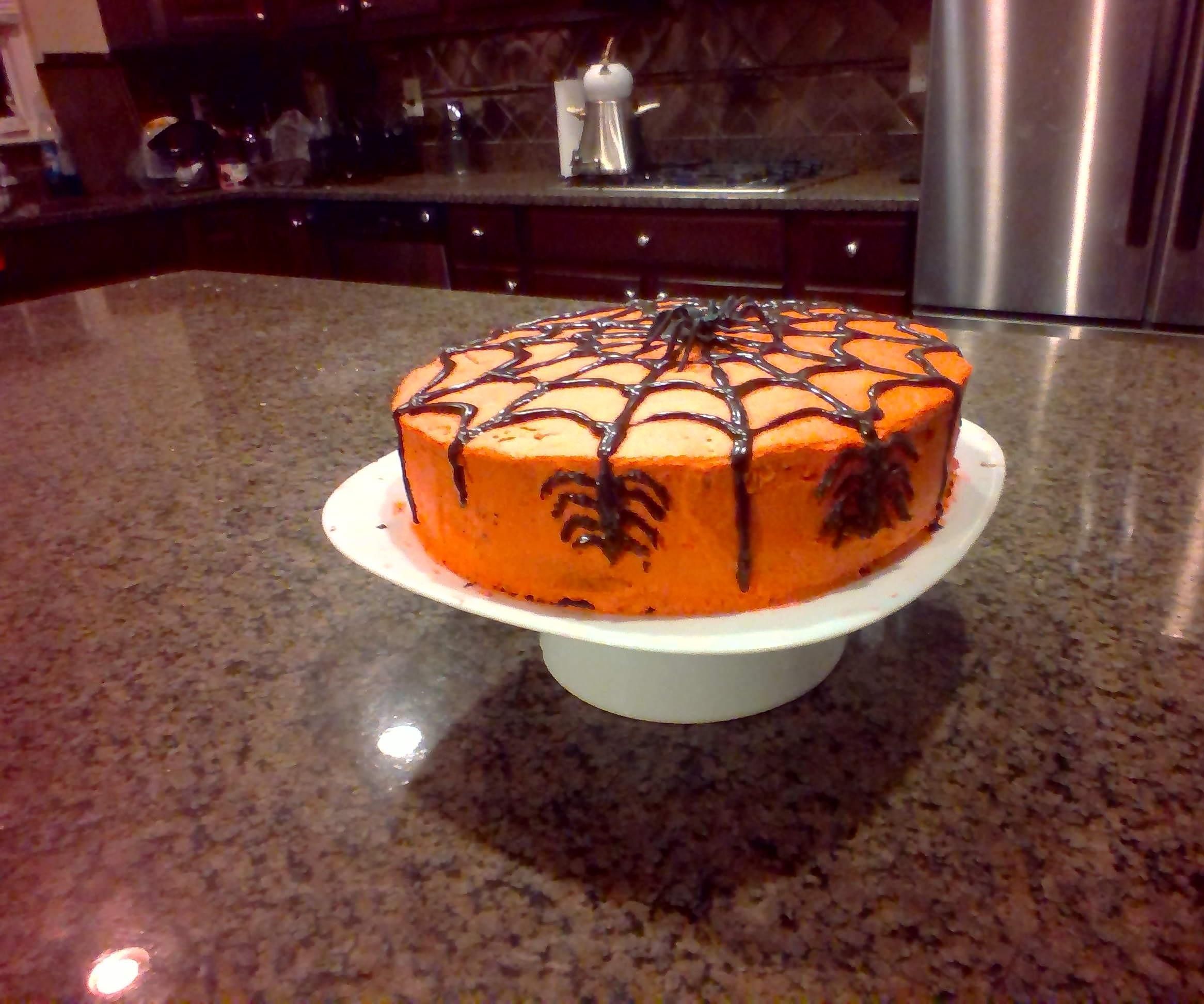 Halloween Spider Cake 