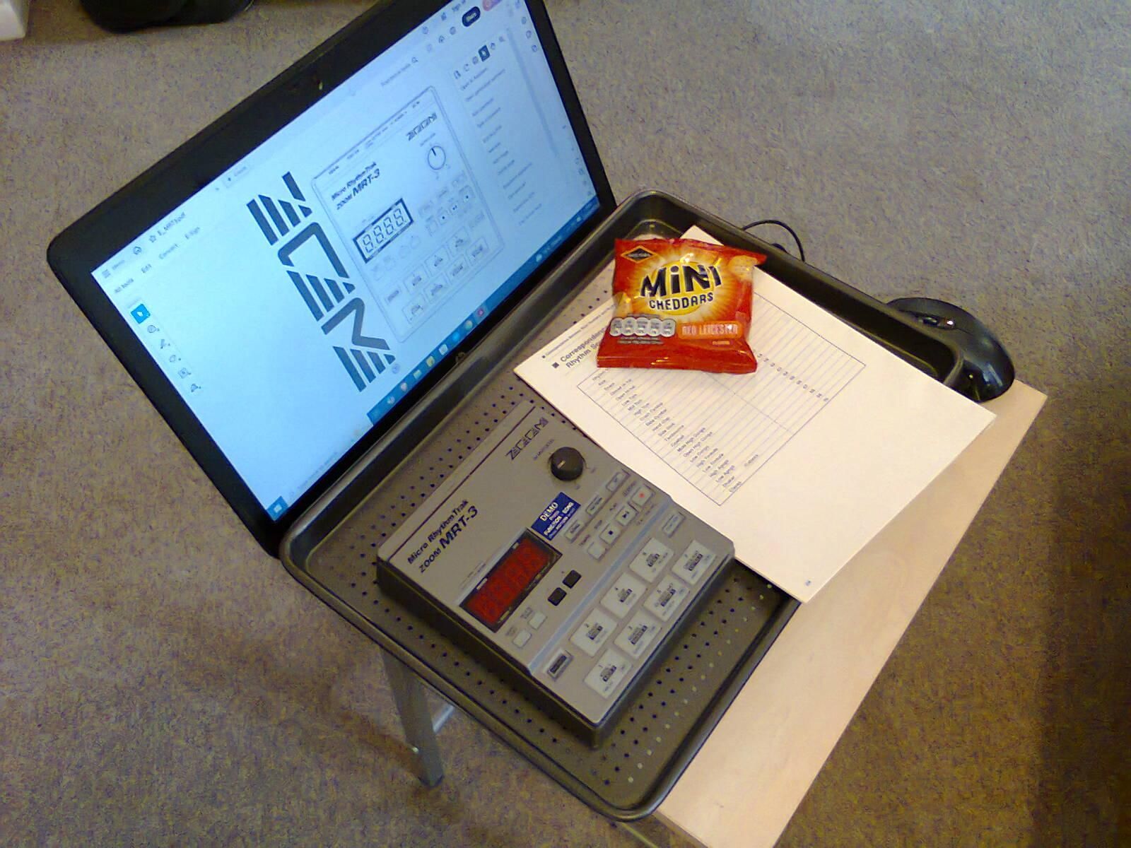 Instantly Attachable/removable Tray Turns Laptop Keyboard Into Desk Space.