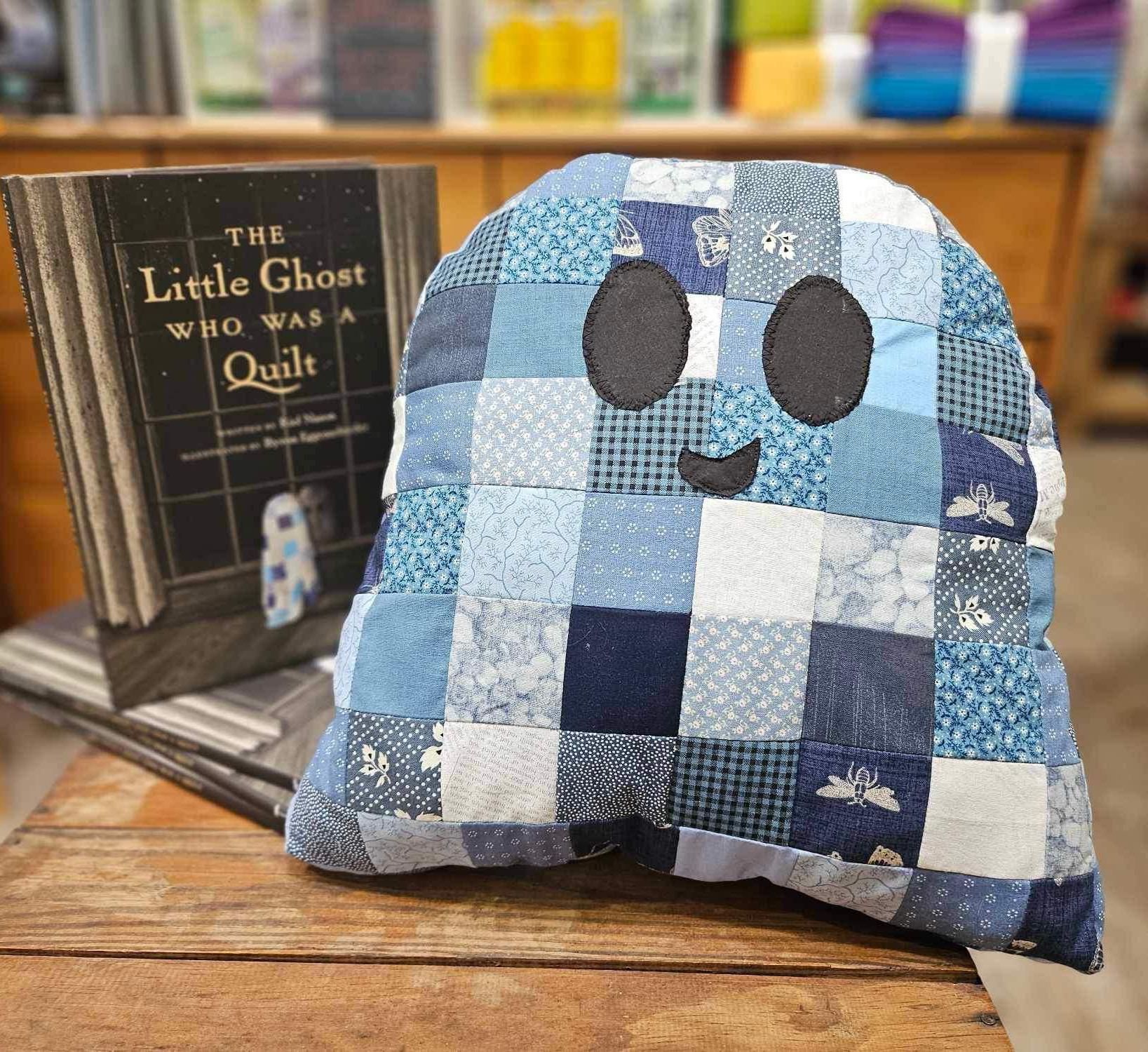 Patchwork Ghost Pillow