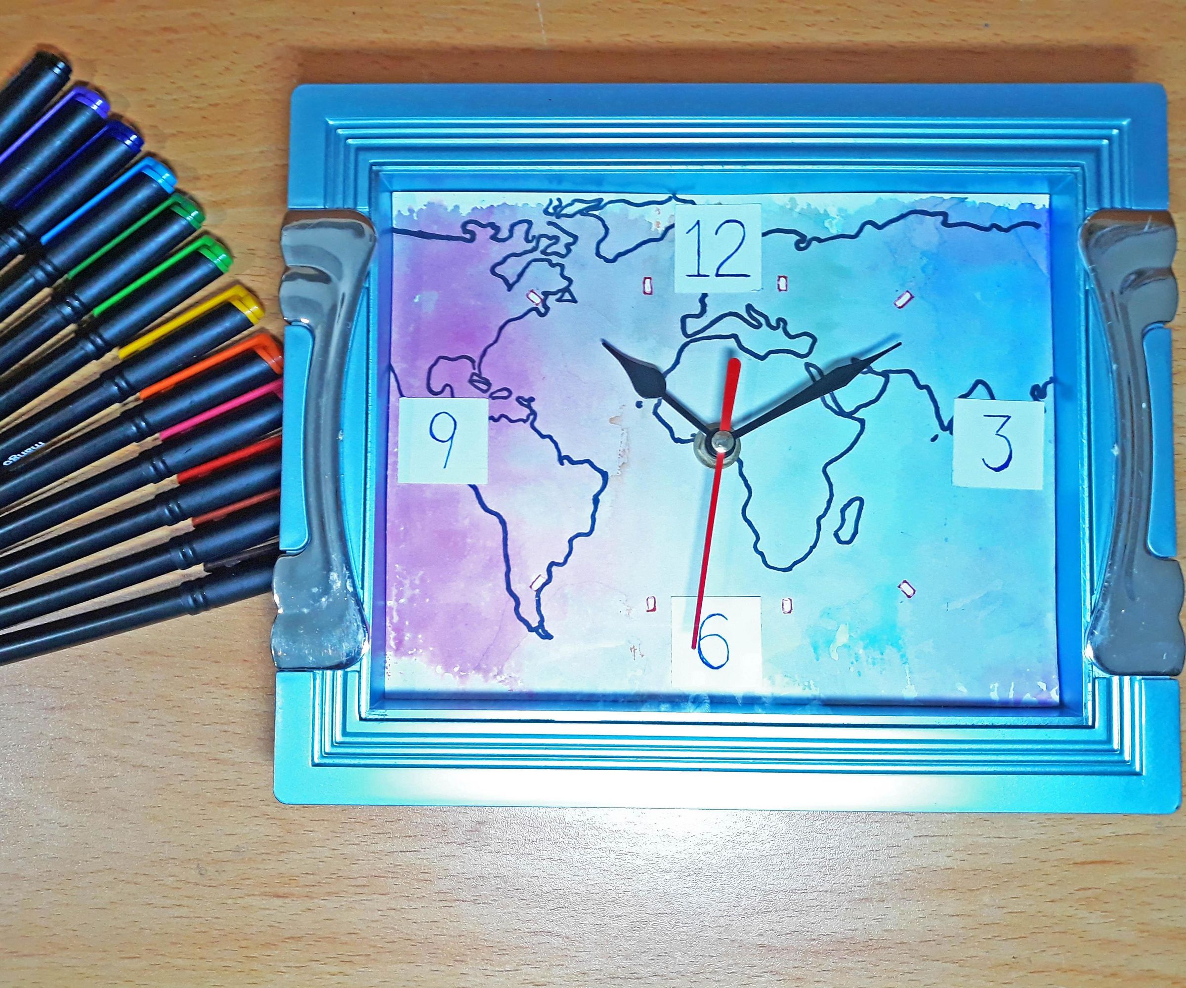 Map Design for Clock Dial