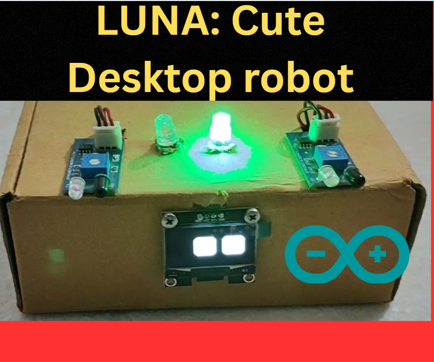 Luna: Cute Interactive Desktop Robot