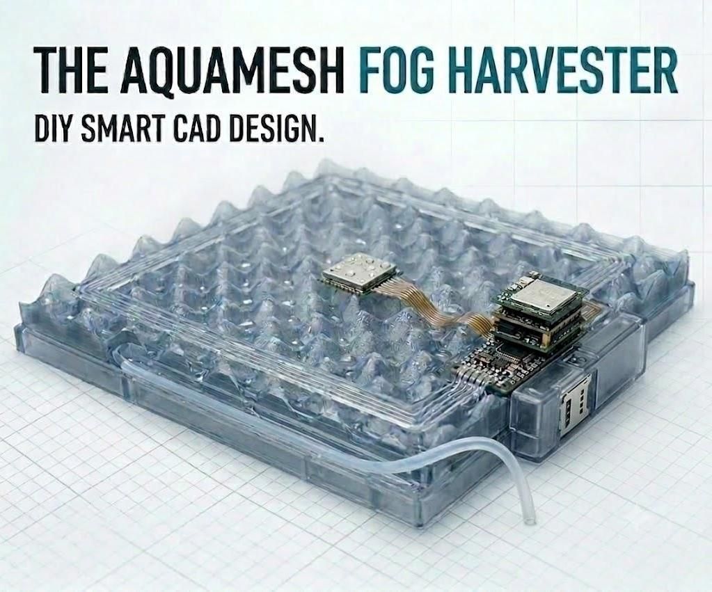 AquaMesh: Engineering an IoT-Enabled Biomimetic Fog Harvester