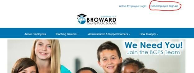 How to Create a Candidate Profile on Broward County School Website.