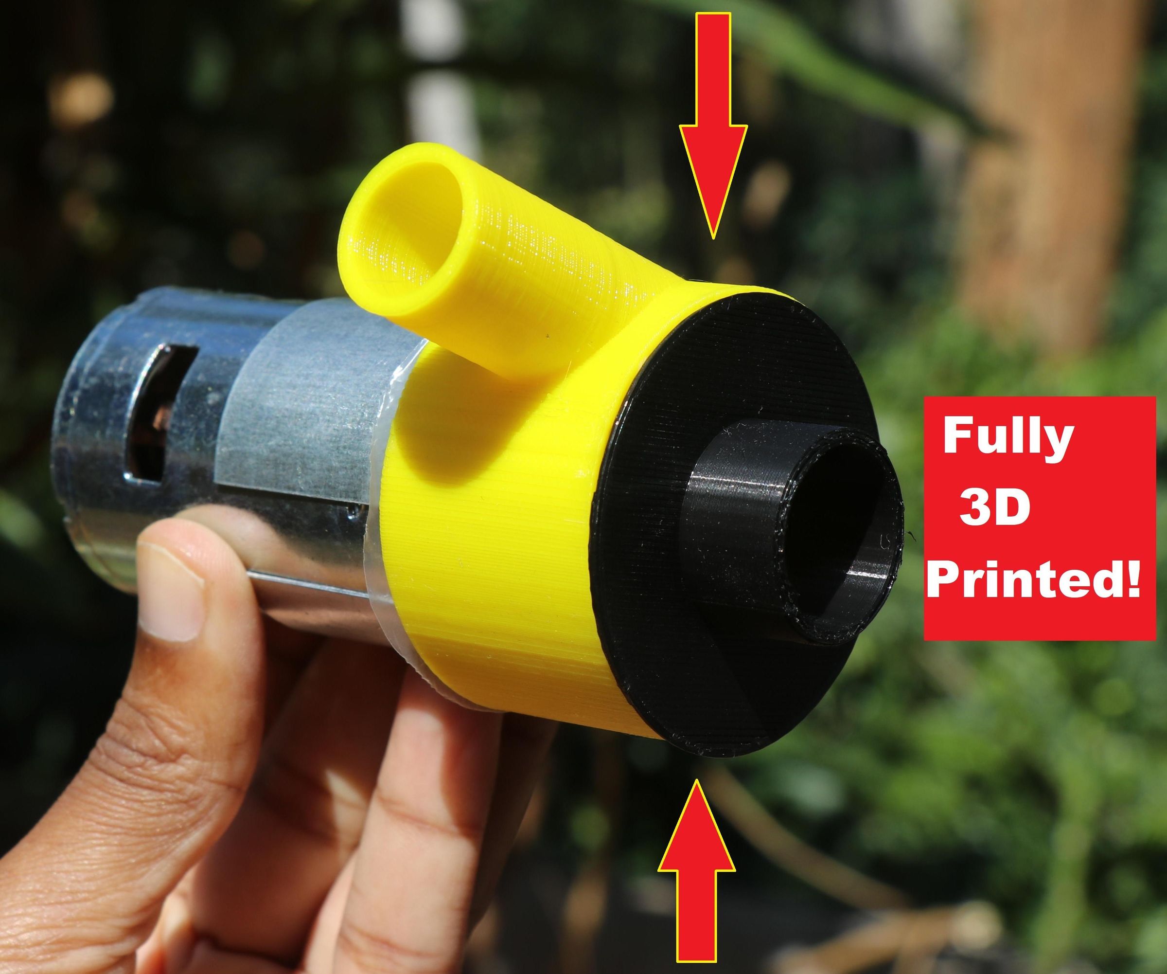 3D Printed Powerful Water Pump That Is Portable