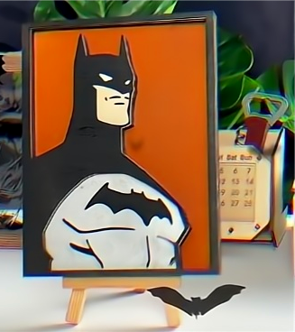 Batman Multilayered Art Laser Cut