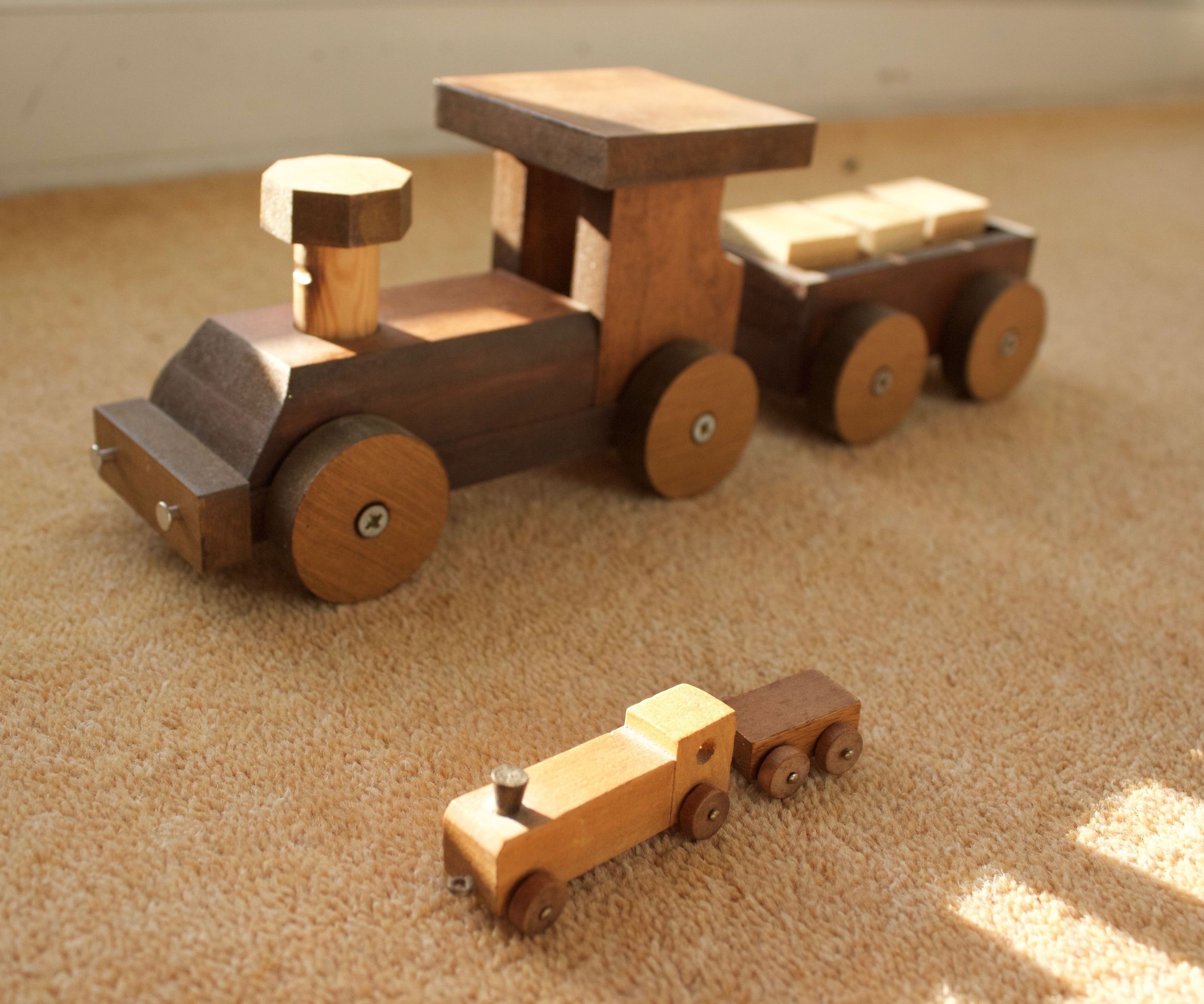 Scaled Up Toy Train