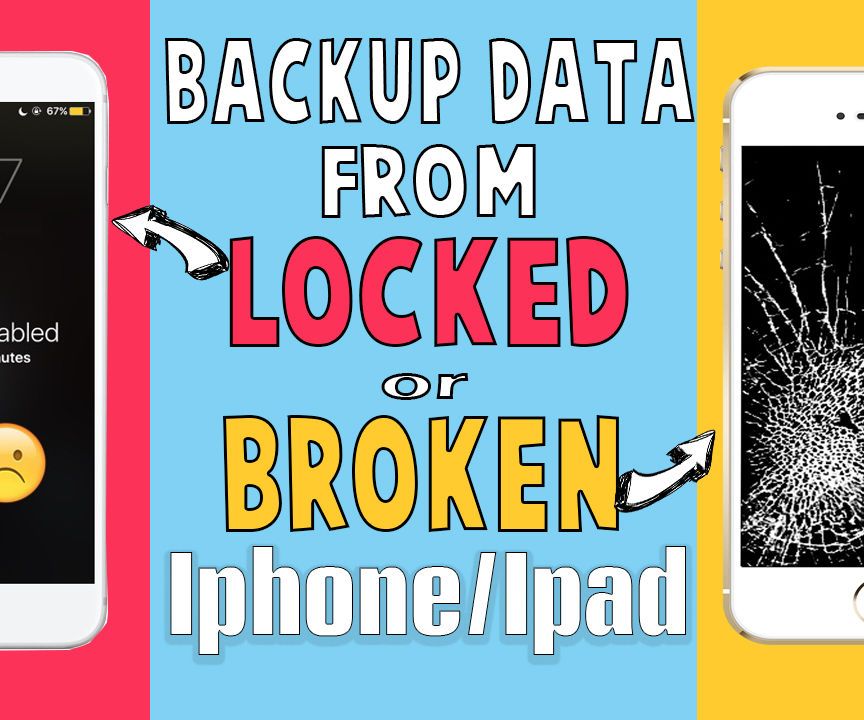 How to Recover Data From Broken IPhone or IPad (Also Works on Locked IPhones)