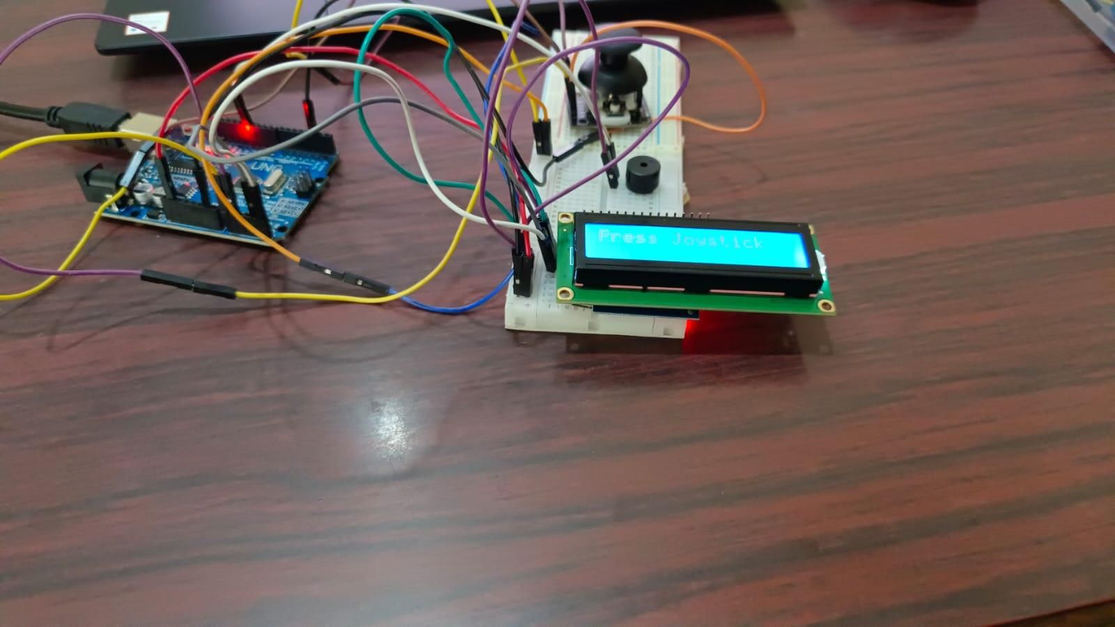 A Joysck Controled LCD for Disabled and Paralysed People