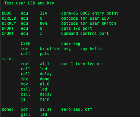 V20-MBC Assembly Language Programs (cp/m-86)