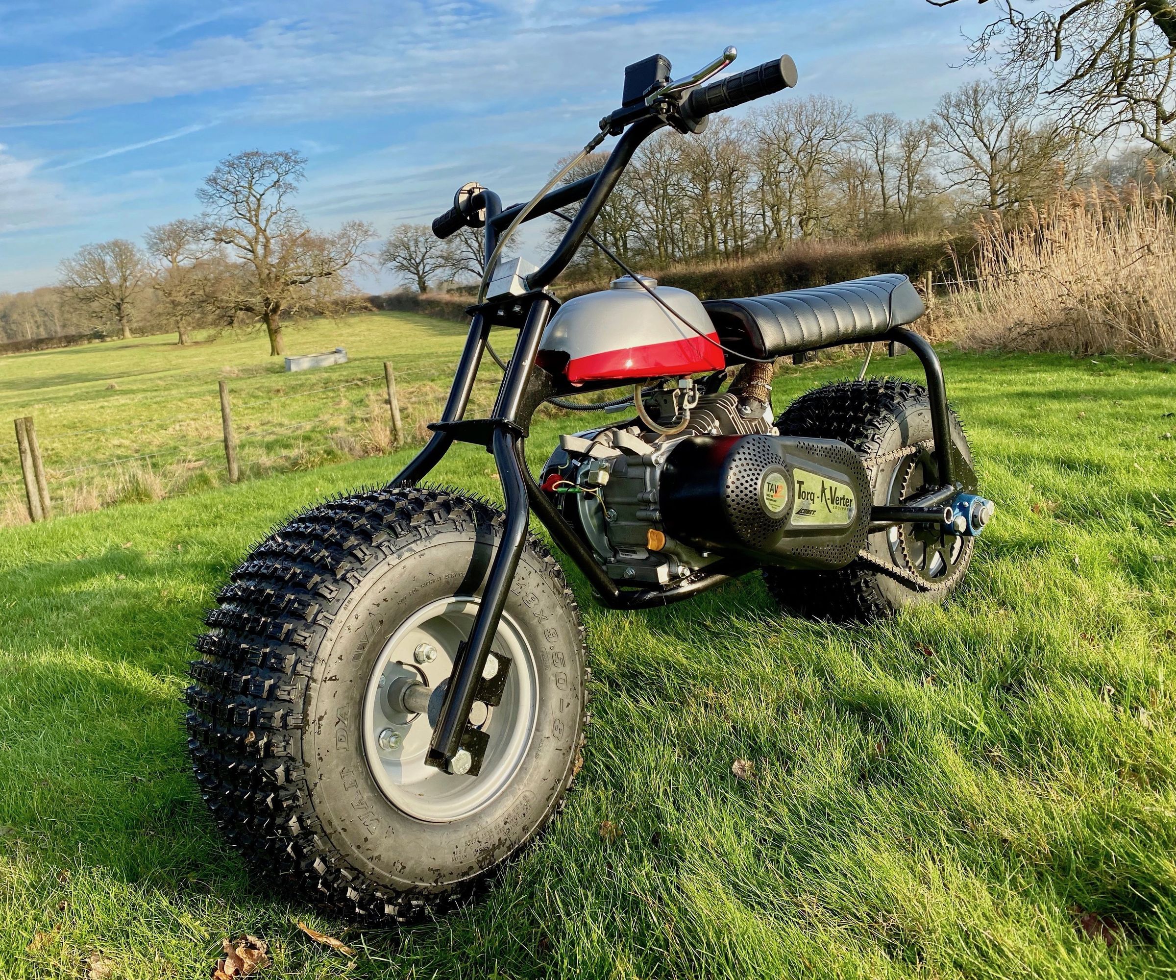 Homemade Fat Wheel Mini Bike