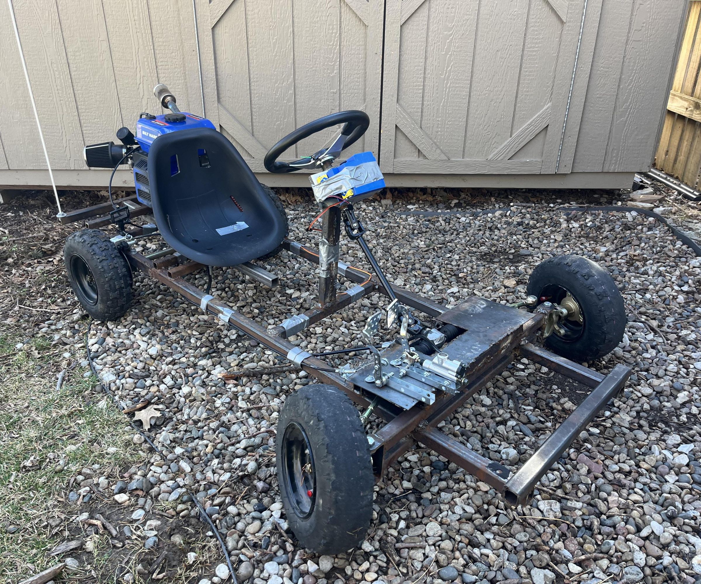 DIY 212cc Go-Kart — Testing Gears, Tires, and Engine Mods to Increase Speed!