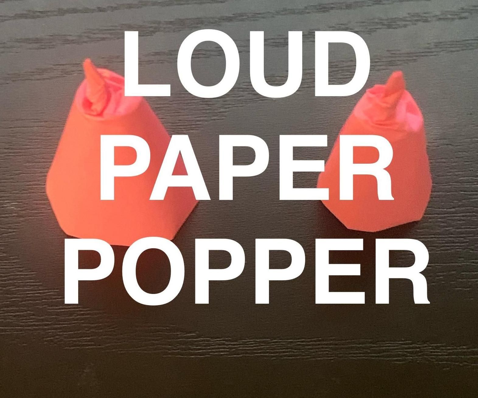 Very Easy But LOUD Sticky Note Paper Popper