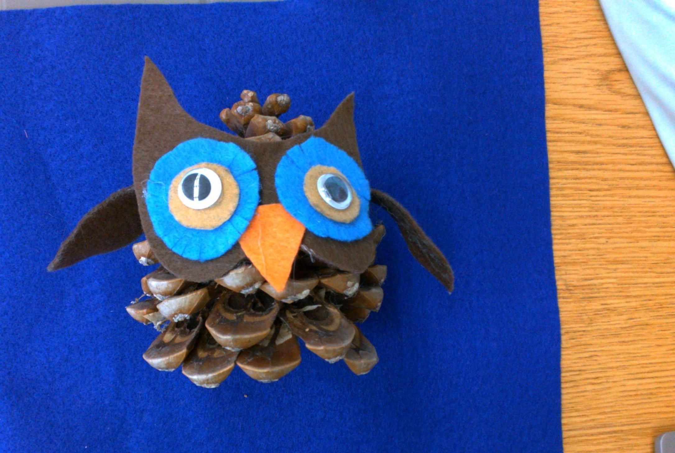 Cute Pinecone Owl