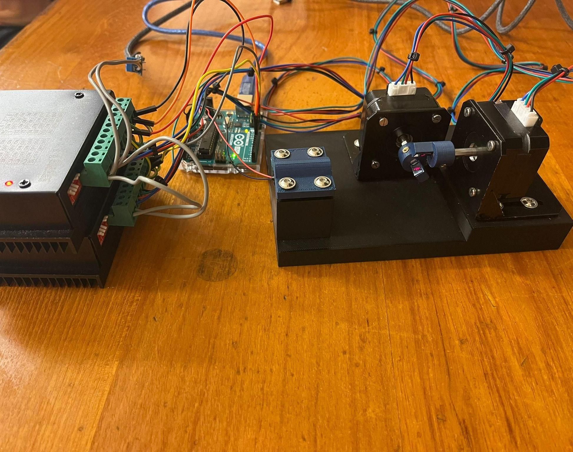 Laser Parametric Curve Projector