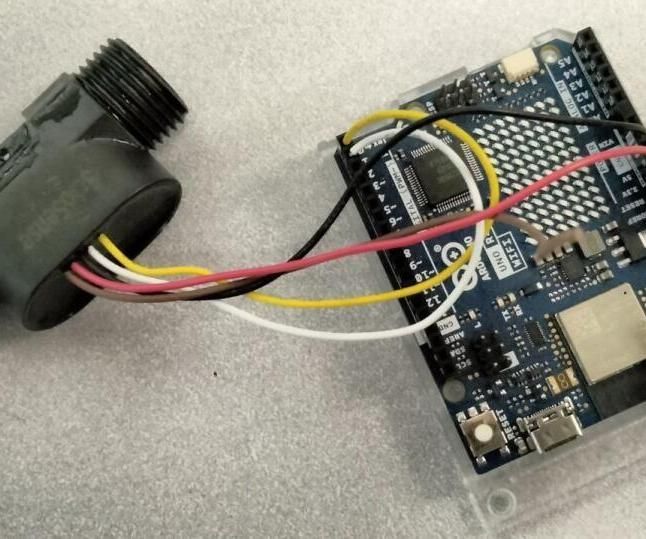 Arduino Ultrasonic Water Flow Instrument With ScioSense UFM01