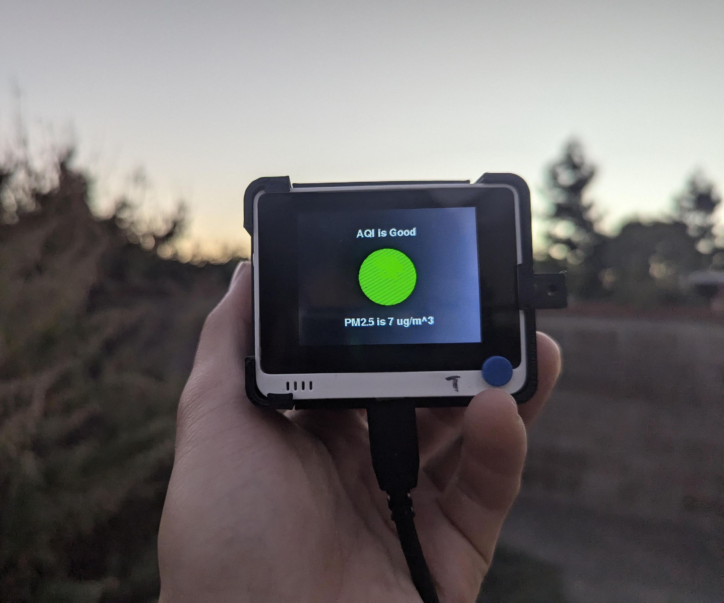 AQI Buddy - Portable Air Quality Monitor