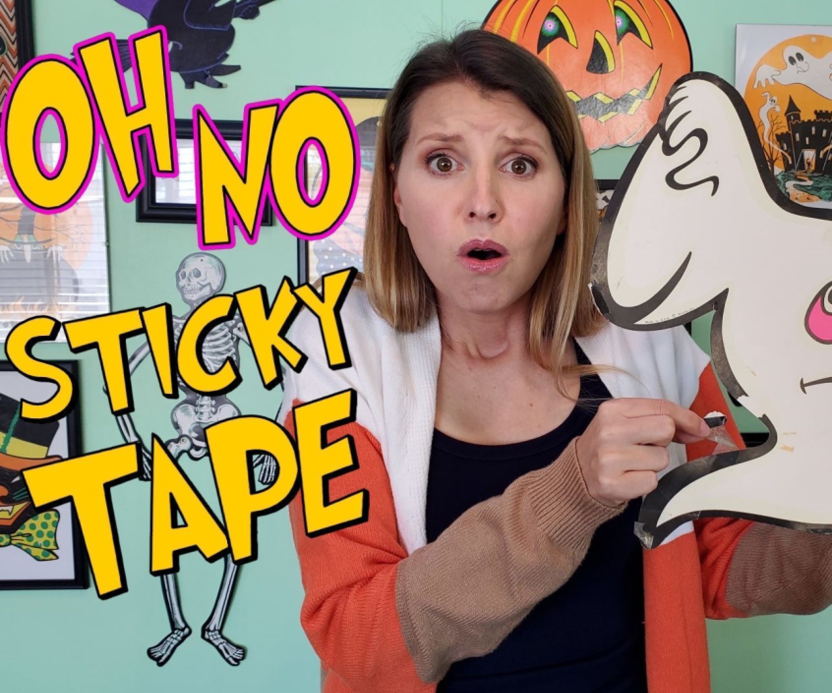 Easy Way to Remove Sticky Tape Residue From Paper Decorations & Cardboard Die Cuts