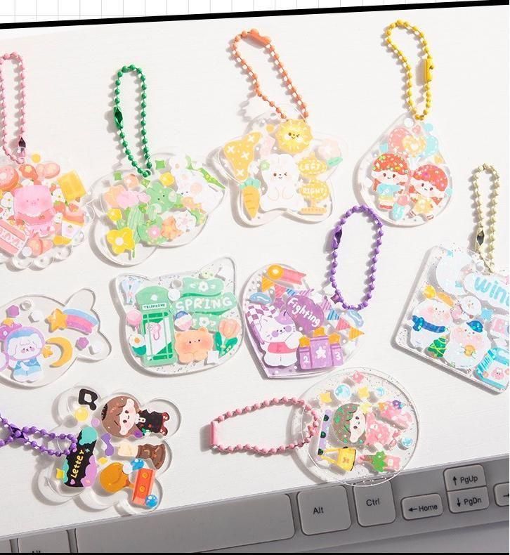 DIY Acrylic Keychains (Guka Stickers)