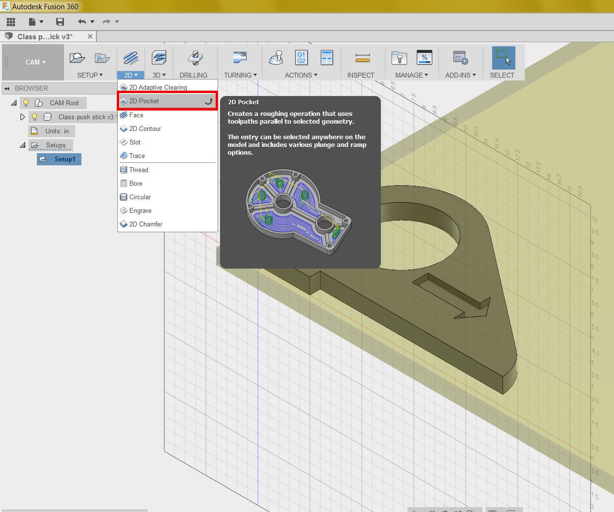 2D Pocket Toolpaths
