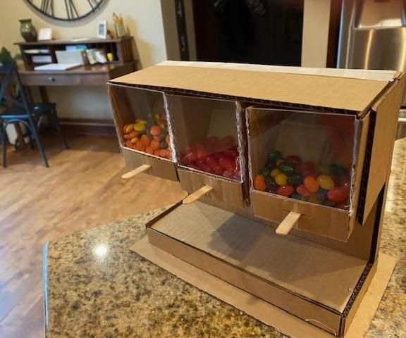 Cardboard Candy Dispenser