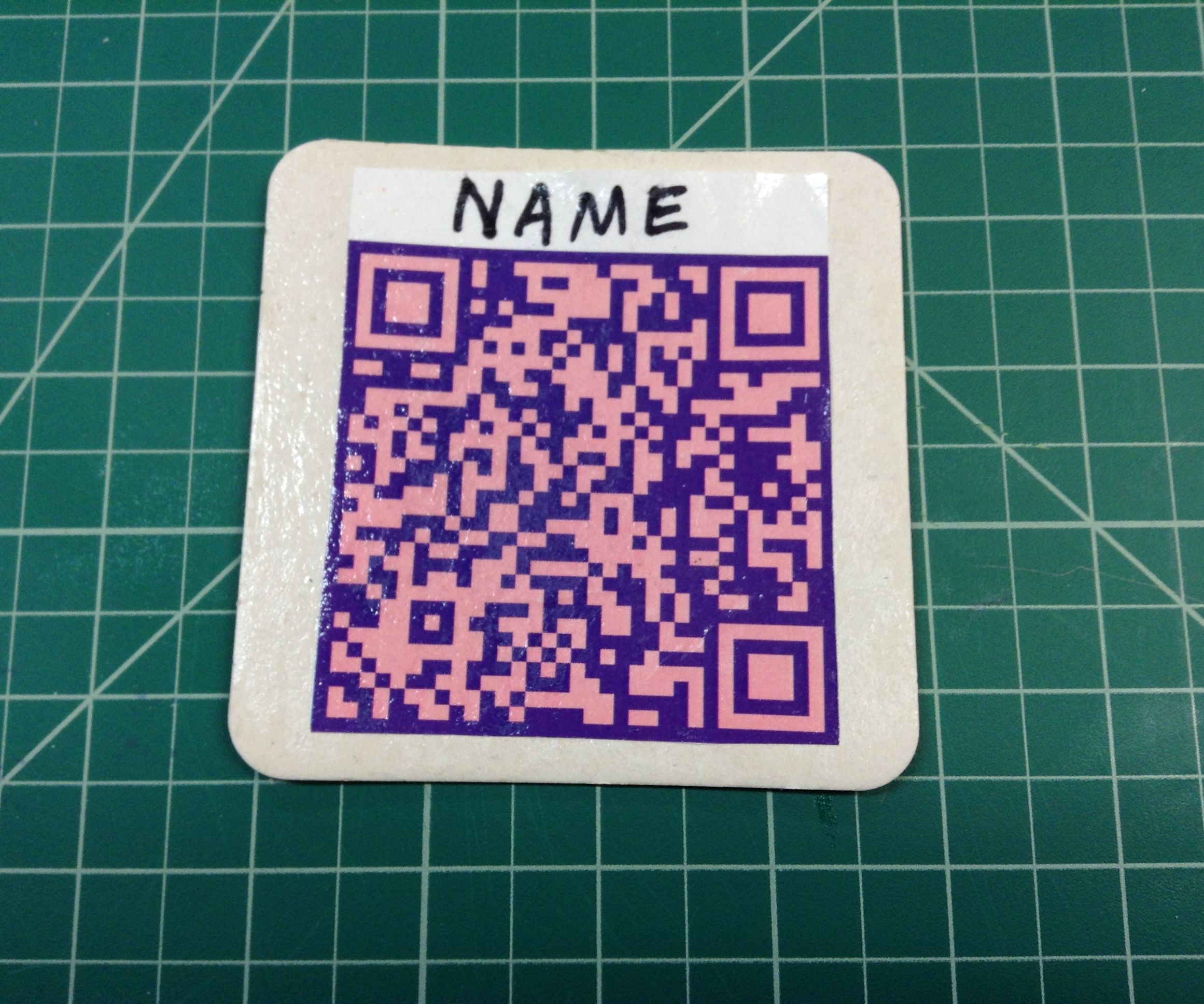 Coaster QR Code [no 3D Printer]