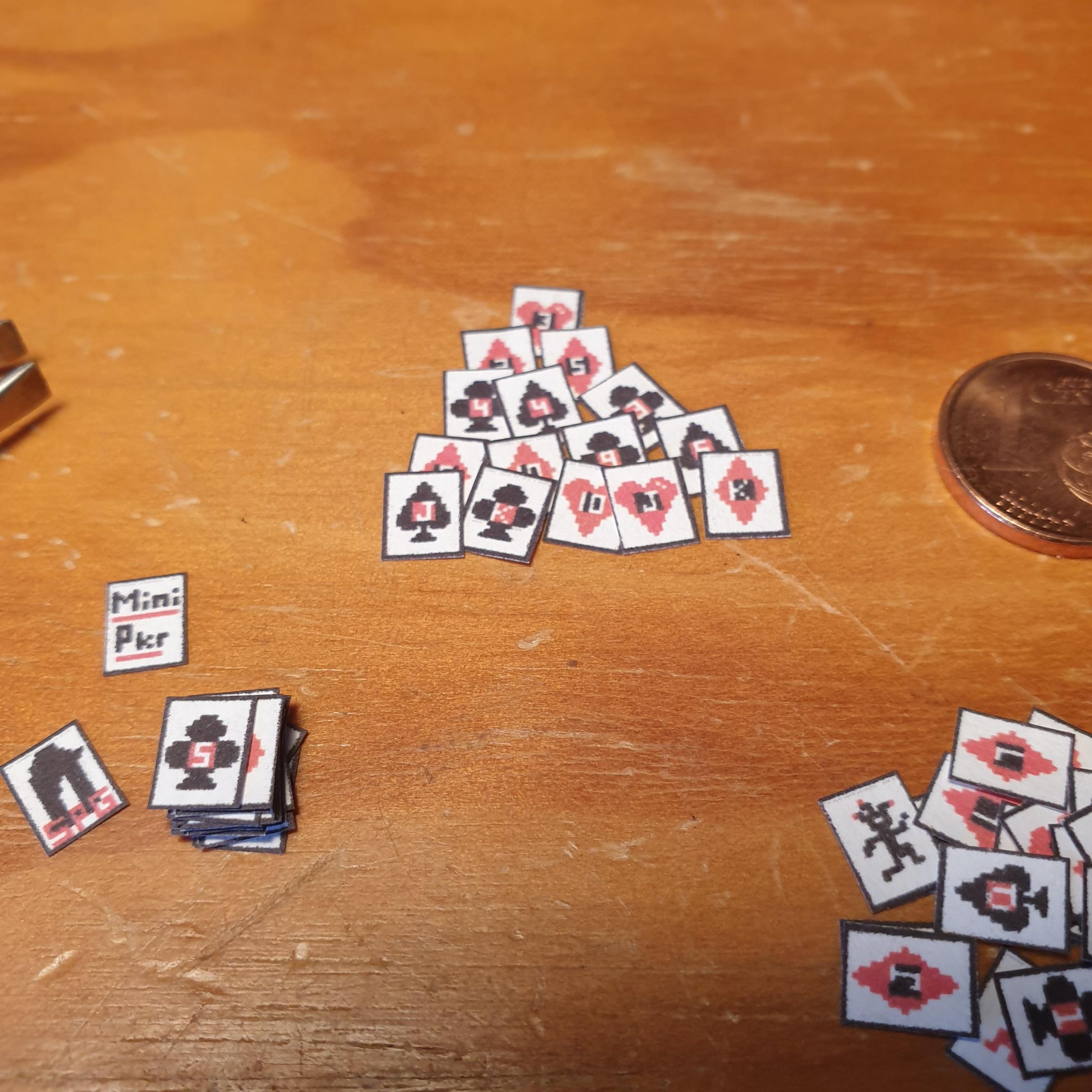 Mini Poker Cards