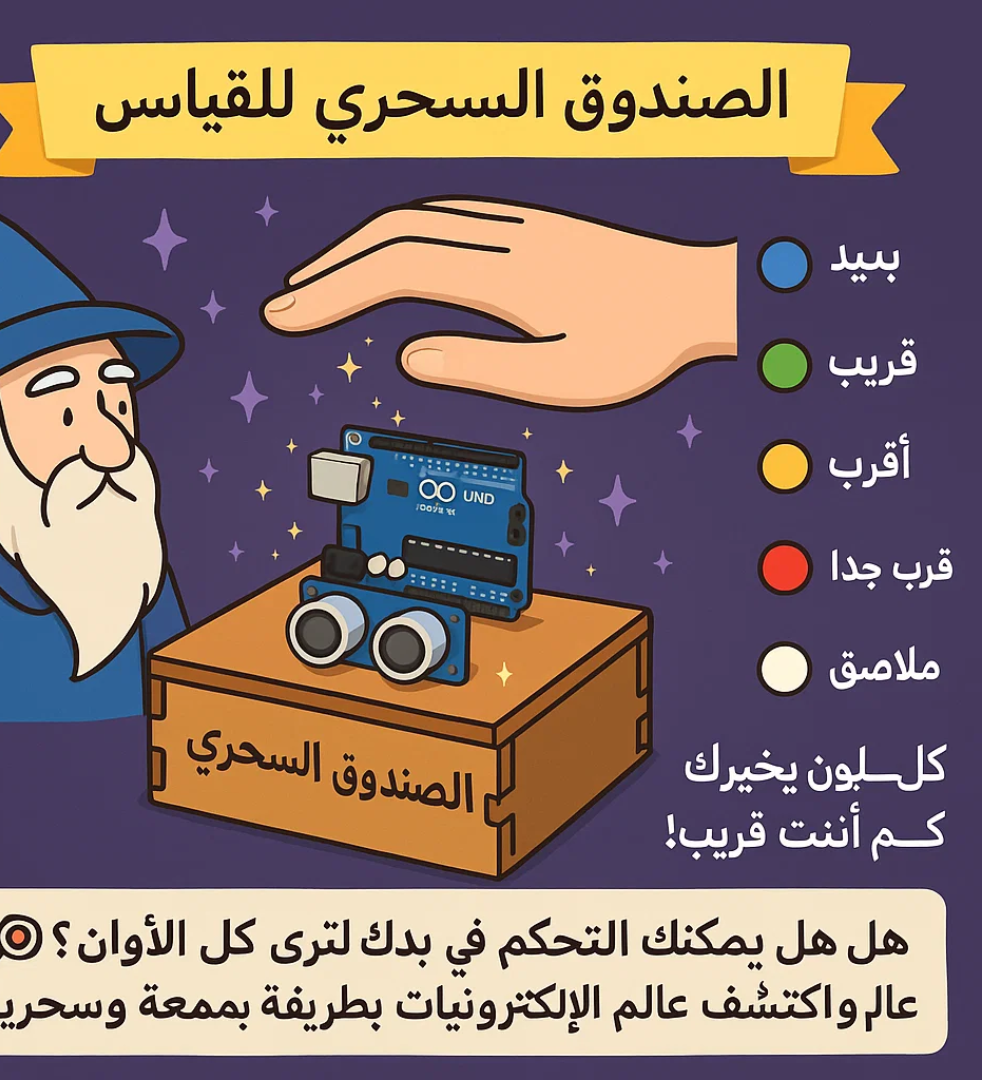 The Magic Measurement Box: Step-by-Step Guide الصندوق السحري للقياس: دليل خطوة بخطوة