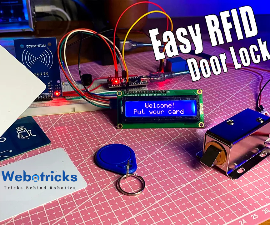 DIY RFID Door Lock | Arduino Nano, Relay, and Solenoid Lock Guide