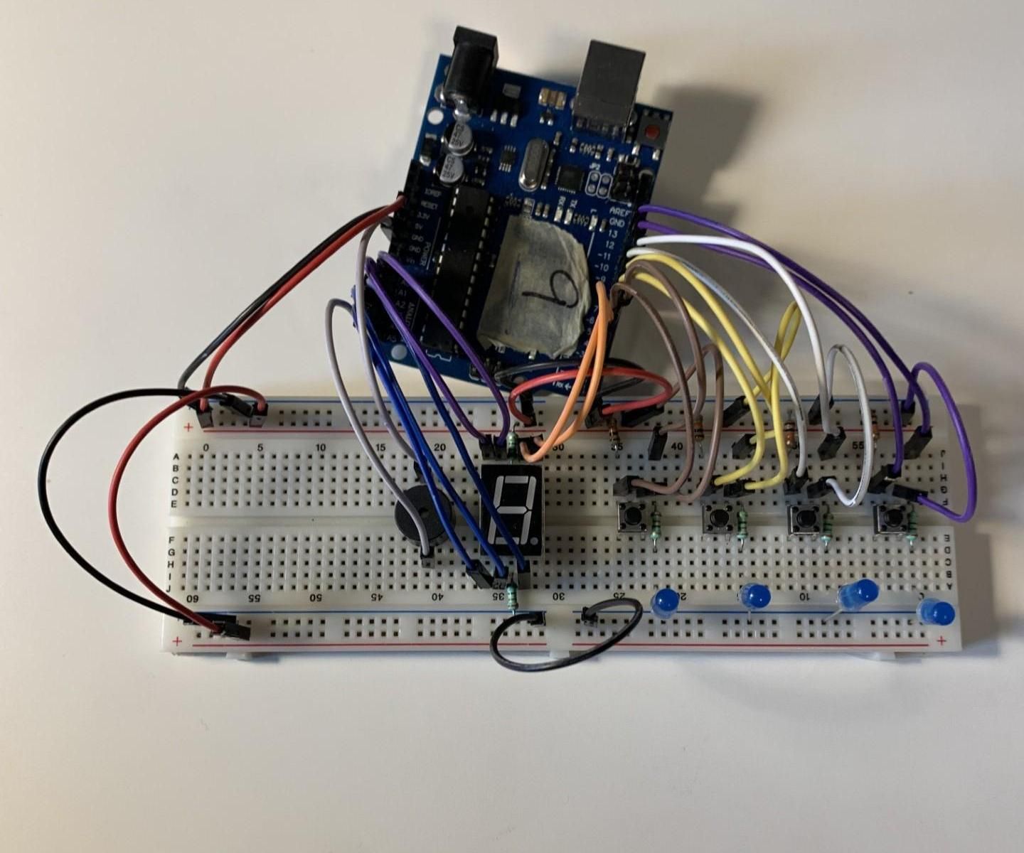 Whack-A-Mole LED Game!