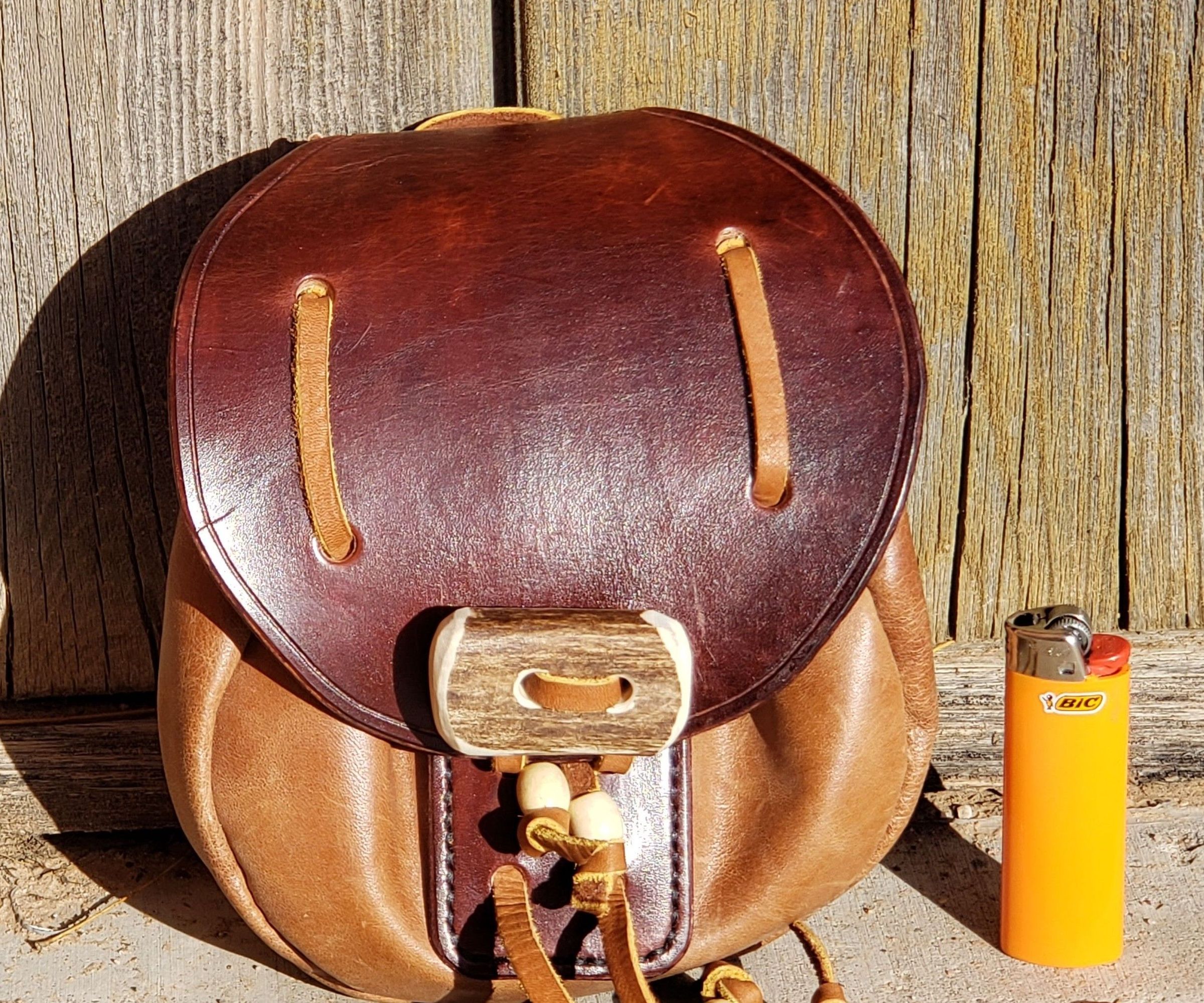 Handmade Leather Sporran/Possibles Bag
