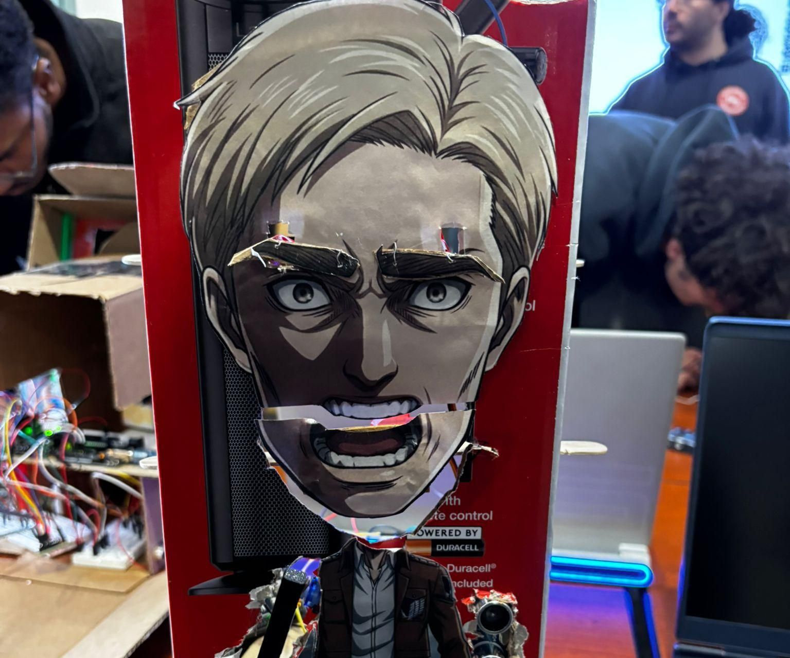 Erwin Smith Animatronics Face