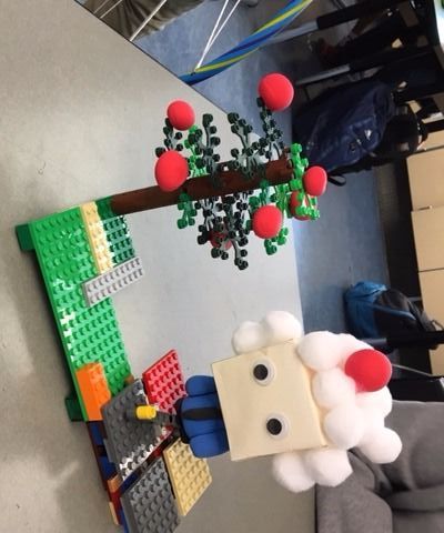 "The Apple Doesn't Fall Far": Revolving LEGO Isaac Newton Figure