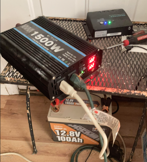 Solar Emergency Backup or Cabin Power Supply