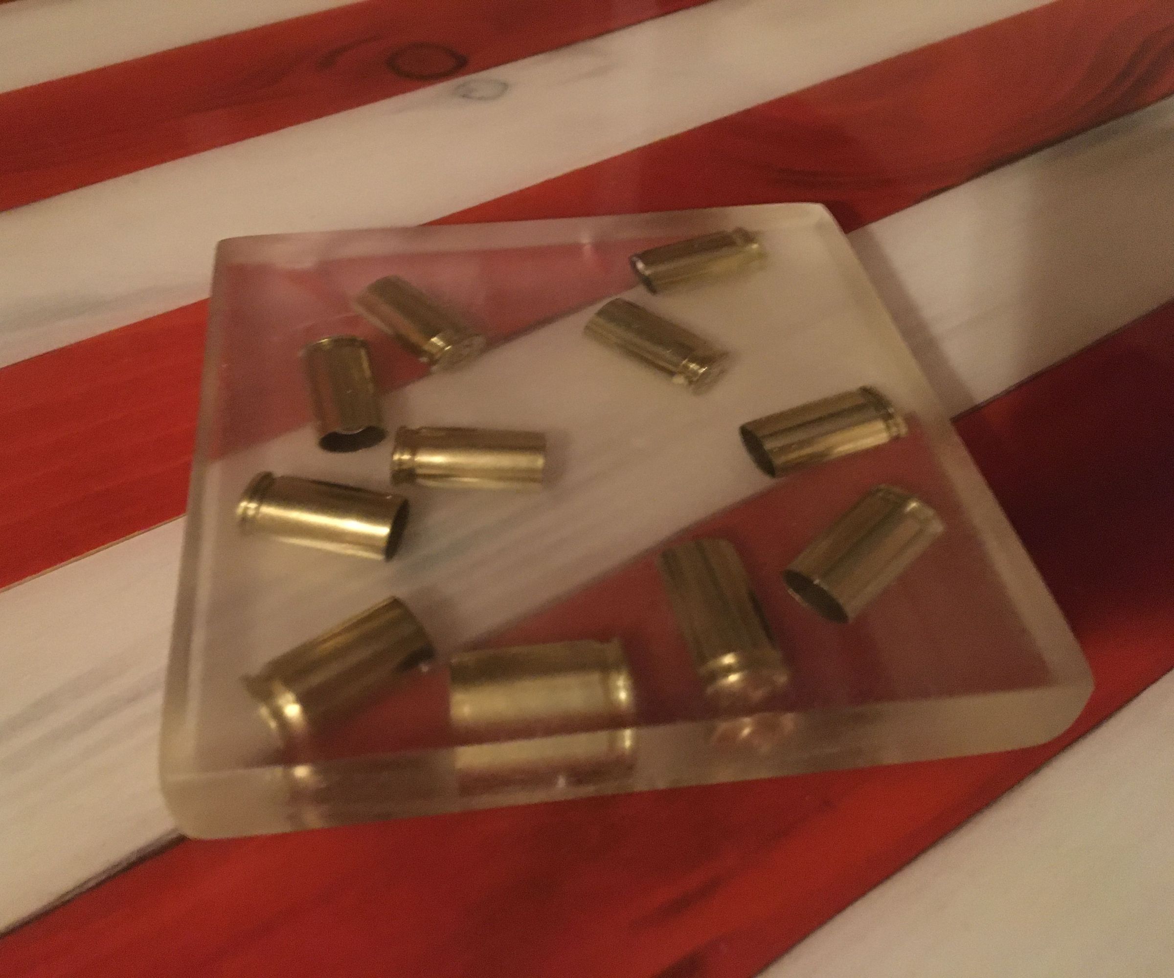 Resin and Brass Coasters