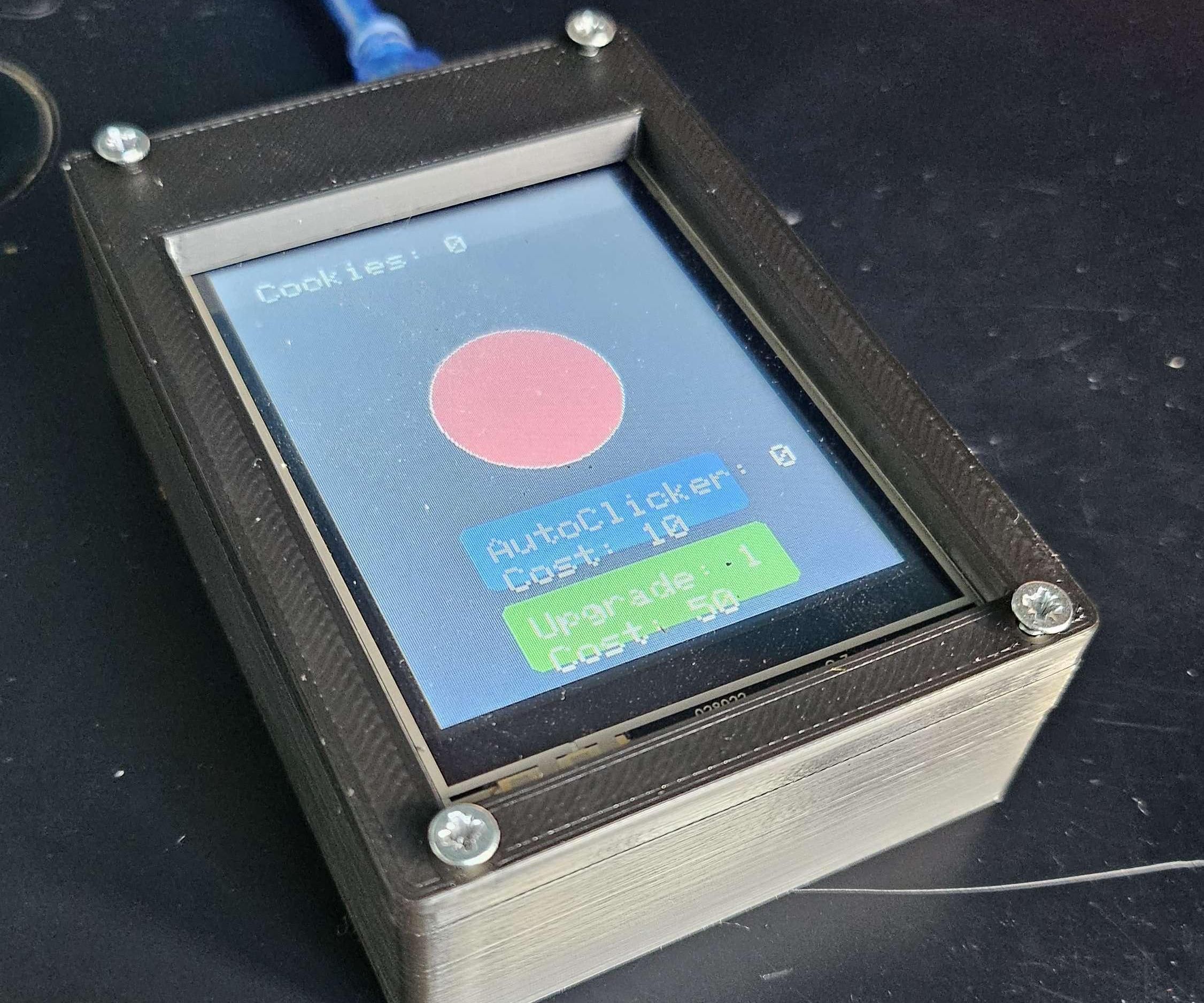 Cookie Clicker Device (met Touchscreen)
