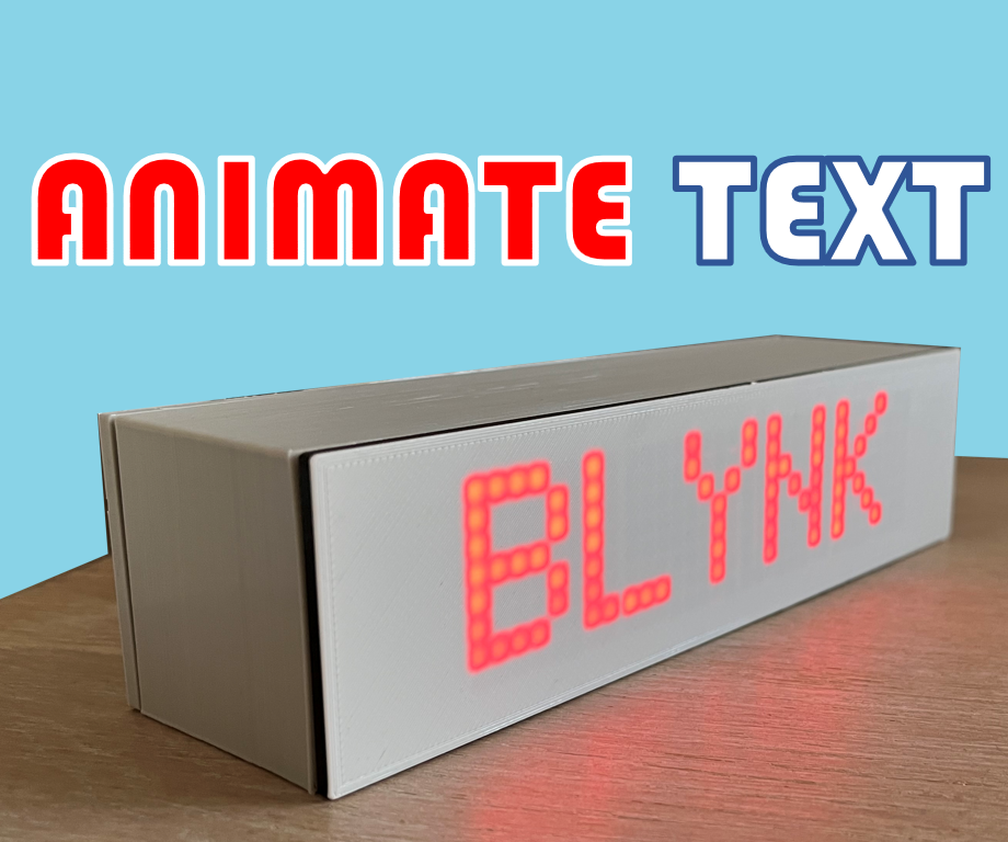 Arduino Mystery Message Box: a DIY Wi-Fi Controlled Text Animator With Parola & Blynk
